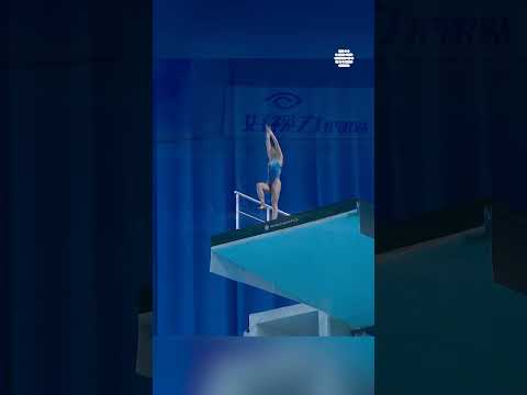 🇨🇳 CHEN Yuxi’s Stunning 10m Platform Debut | Dive of the Day at World Cup 2025!