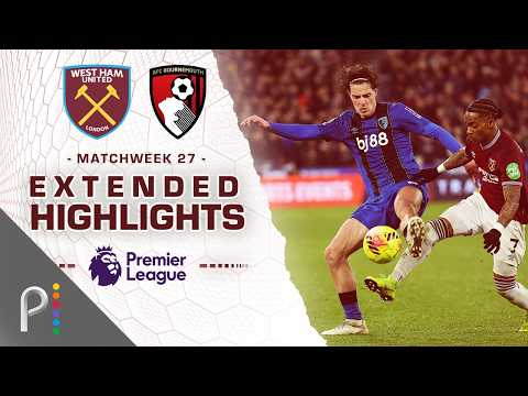 West Ham United v. Bournemouth | PREMIER LEAGUE HIGHLIGHTS | 2/21/2026 | NBC Sports