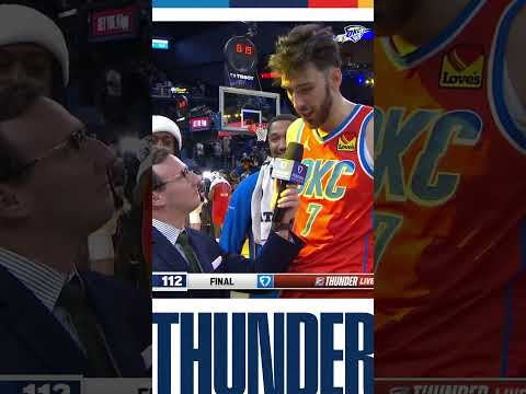 Responded accordingly 🫡 #okcthunder