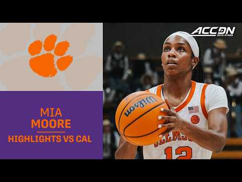 Clemson's Mia Moore Powers The Tigers To West Coast Road Win