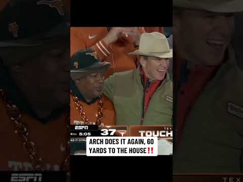 ARCH TAKES IT 60 YARDS FOR A SCORE 🍿