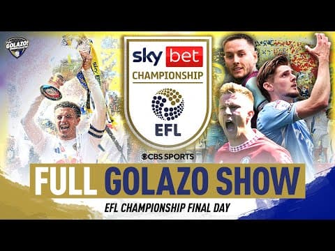 RELIVE the FINAL day of the EFL Championship! | Leeds WIN the league | Bristol City DRAMA | Matchday