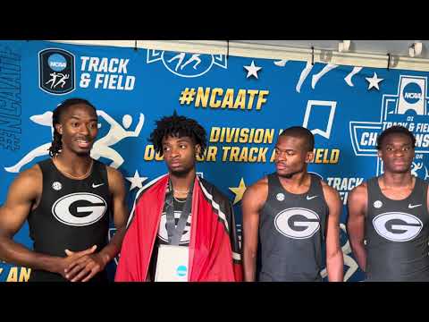 Jonathan Simms Splits 42.99 To Bring Georgia 4x400m To NCAA Championship In 2:57.93