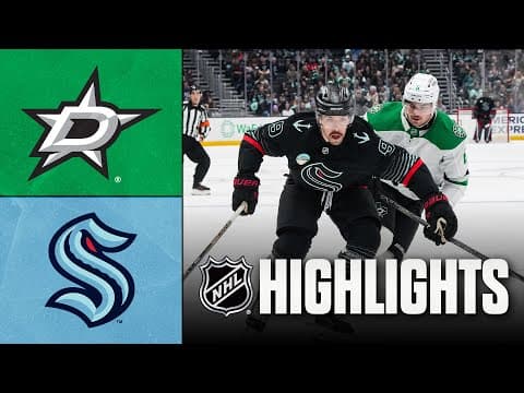 Stars vs. Kraken | NHL Highlights | November 26, 2025
