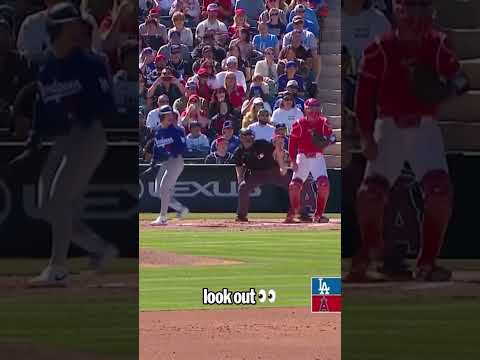 Shohei Ohtani already got the reflexes going 😮