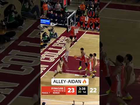 Aidan Shaw always delivers the highlight dunks 🤩 #bostoncollege #alleyoop #collegebasketball #cbb
