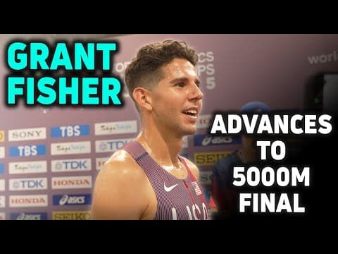 Grant Fisher Advances to 5000m Final | 2025 World Championships Tokyo