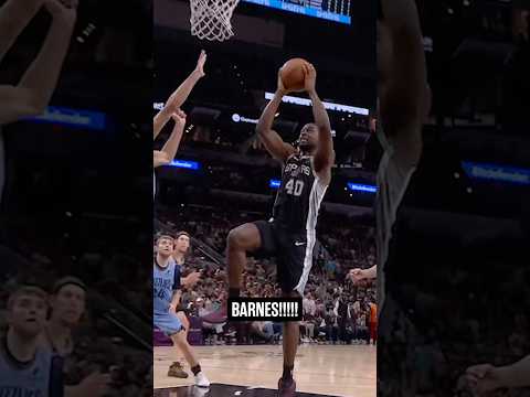 HB IN THE CLUTCH FOR THE WIN 😮‍💨 #nba #spurs #harrisonbarnes 📺 NBA on NBC