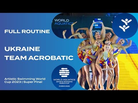 Ukraine Wins Gold 🥇 Watch Their Stunning Full Team Acrobatics Routine!