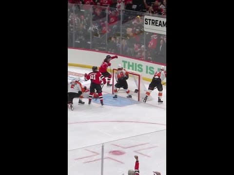 Dawson Mercer with a Short Goal vs. Philadelphia Flyers