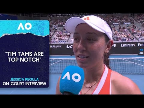 Jessica Pegula On-Court Interview | Australian Open 2026 First Round