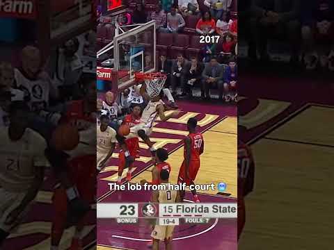 That pass was insane 😮‍💨#floridastate #floridastateseminoles #fsu  #accbasketball #basketball