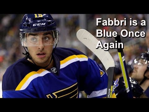 NHL Revenues Up, Blues Sign Fabbri, Stars' Road Streak Continues, Injury News