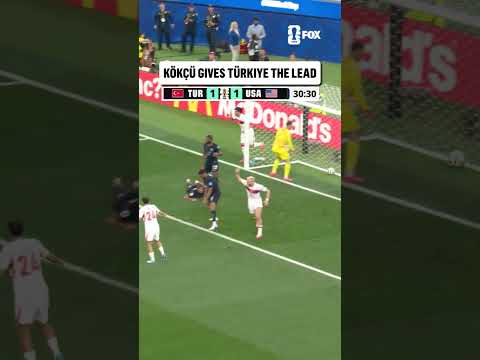 A beautiful team goal from Türkiye for the lead over the US!