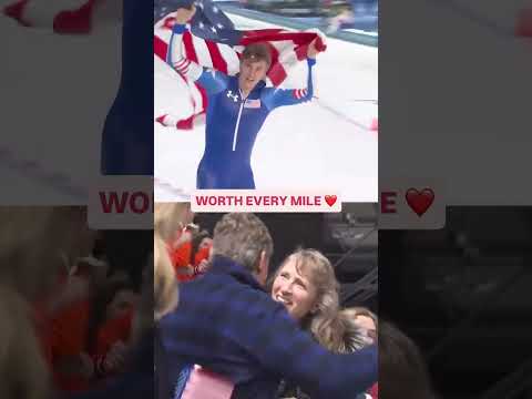 Jordan Stolz making his parents more than proud 🥹❤️