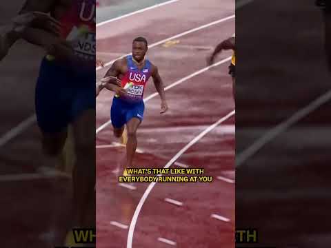 Handled BUSINESS in men's 4x100m🥇😎🏃🏼‍♂️