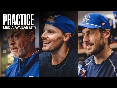 New York Islanders Practice Media Availabilities | 10/12/25