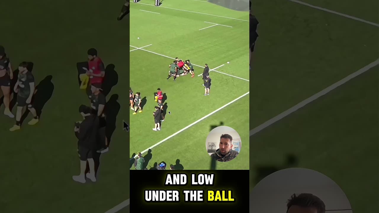 Chop Tackle & Breakdown Ruck  #rugbycoaching #defencedrills #rugby