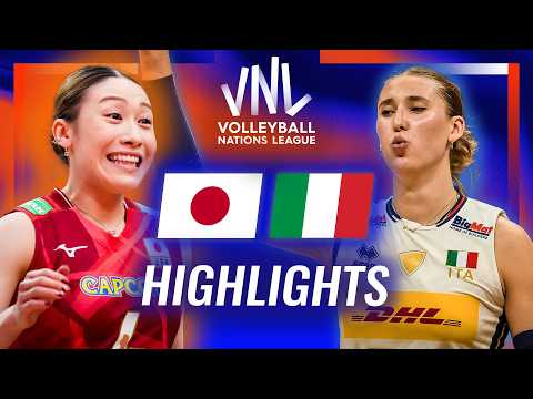 Japan 🇯🇵 vs. Italy 🇮🇹 - Highlights | Week 2 | Women's VNL 2026