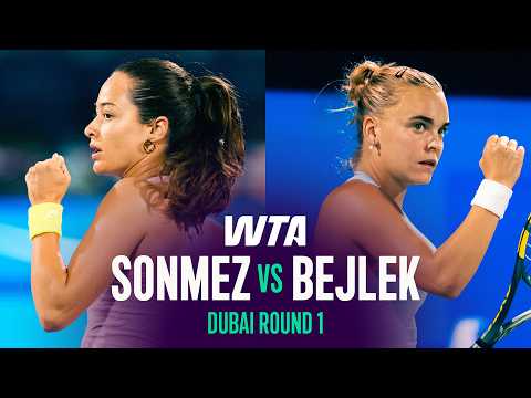 Zeynep Sonmez vs. Sara Bejlek | 2026 Dubai Round 1 | WTA Match Highlights