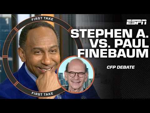 Stephen A.'s CFP take makes Finebaum CHUCKLE...'I understand the hating on Alabama!' 😂 | First Take