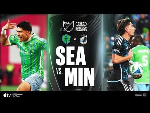 Seattle Sounders FC vs. Minnesota United | 6-Goal Thriller! | 2025 Audi MLS Cup Playoffs