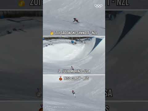 Check out the #Beijing2022 women's snowboard slopestyle medallists! 🏂