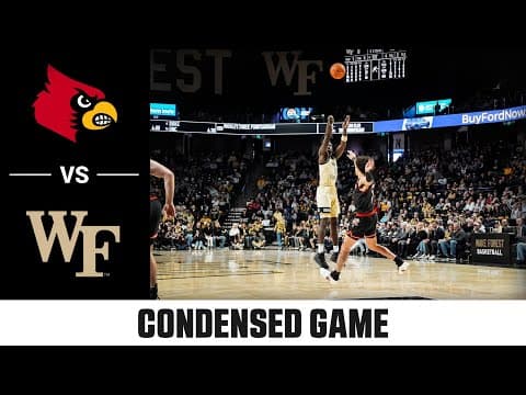 Louisville vs. Wake Forest Condensed Game | 2025-26 ACC Men's Basketball