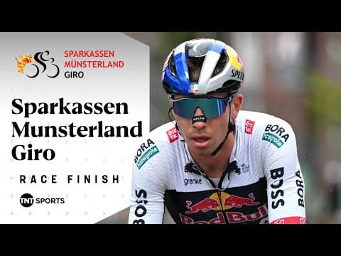 TIMED TO PERFECTION! 🔥 | 2025 Men's Sparkassen Münsterland Giro Final KM's | TNT Sports Cycling