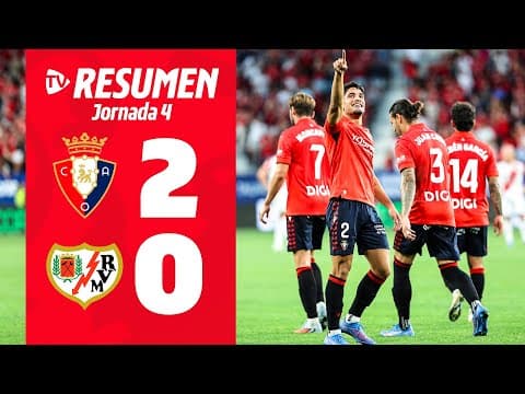 Osasuna 2-0 Rayo Vallecano | Resumen | Club Atlético Osasuna