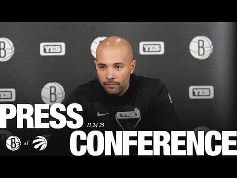 Jordi Fernández Postgame Press Conference vs Toronto
