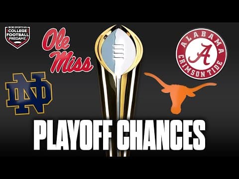 Can these teams make the College Football Playoff? | Texas, Alabama, Notre Dame, Ole Miss