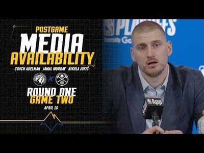 Denver Nuggets Postgame Press Conference After Game Two Vs. MIN 🎙