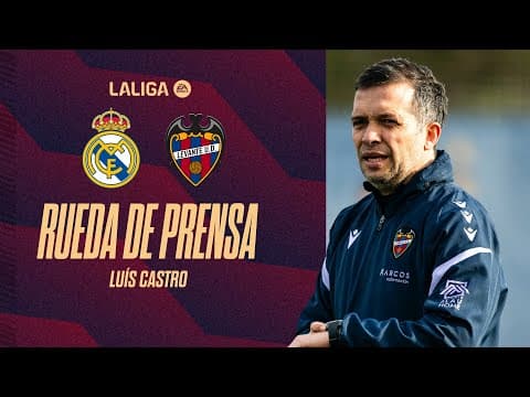 RUEDA DE PRENSA de Luís Castro previa al encuentro ante el Real Madrid (J20)