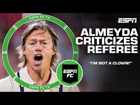 Matias Almeyda blasts referee vs. Real Madrid 🗣️ 'I'm not a clown in a circus!' 🤡 | ESPN FC