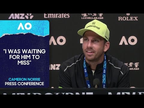 Cameron Norrie Press Conference | Australian Open 2026 First Round