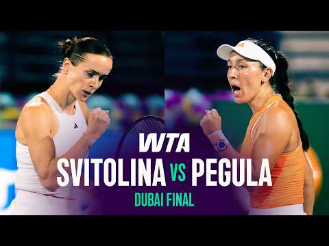 Elina Svitolina vs. Jessica Pegula | 2026 Dubai Final | WTA Match Highlights