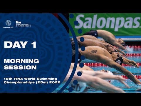 LIVE Day 1 Morning | FINA World Swimming Champs 2022 | Melbourne