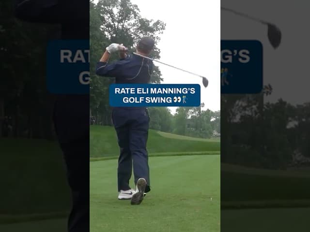 Eli Manning's got game 🏌️‍♂️