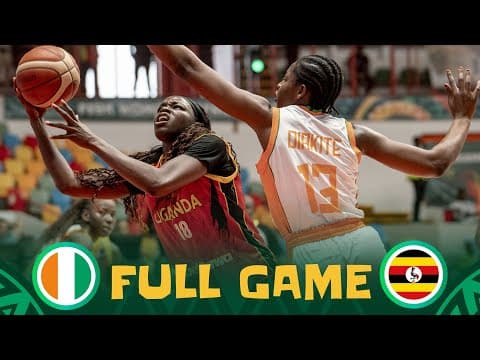 Class. 7-8 game | Côte d'Ivoire v Uganda | Full Basketball Game | FIBA Women's AfroBasket 2025