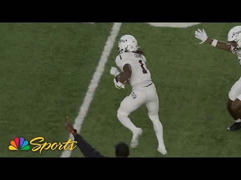 Mario Craver gets past Notre Dame defense for 86-yard Texas A&M touchdown | NBC Sports