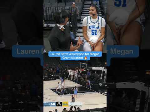 Lauren Betts said that without hesitation 👏