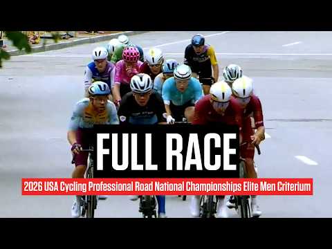 Replay: 2026 USA Cycling Pro Road Nationals - Elite Men's Criterium