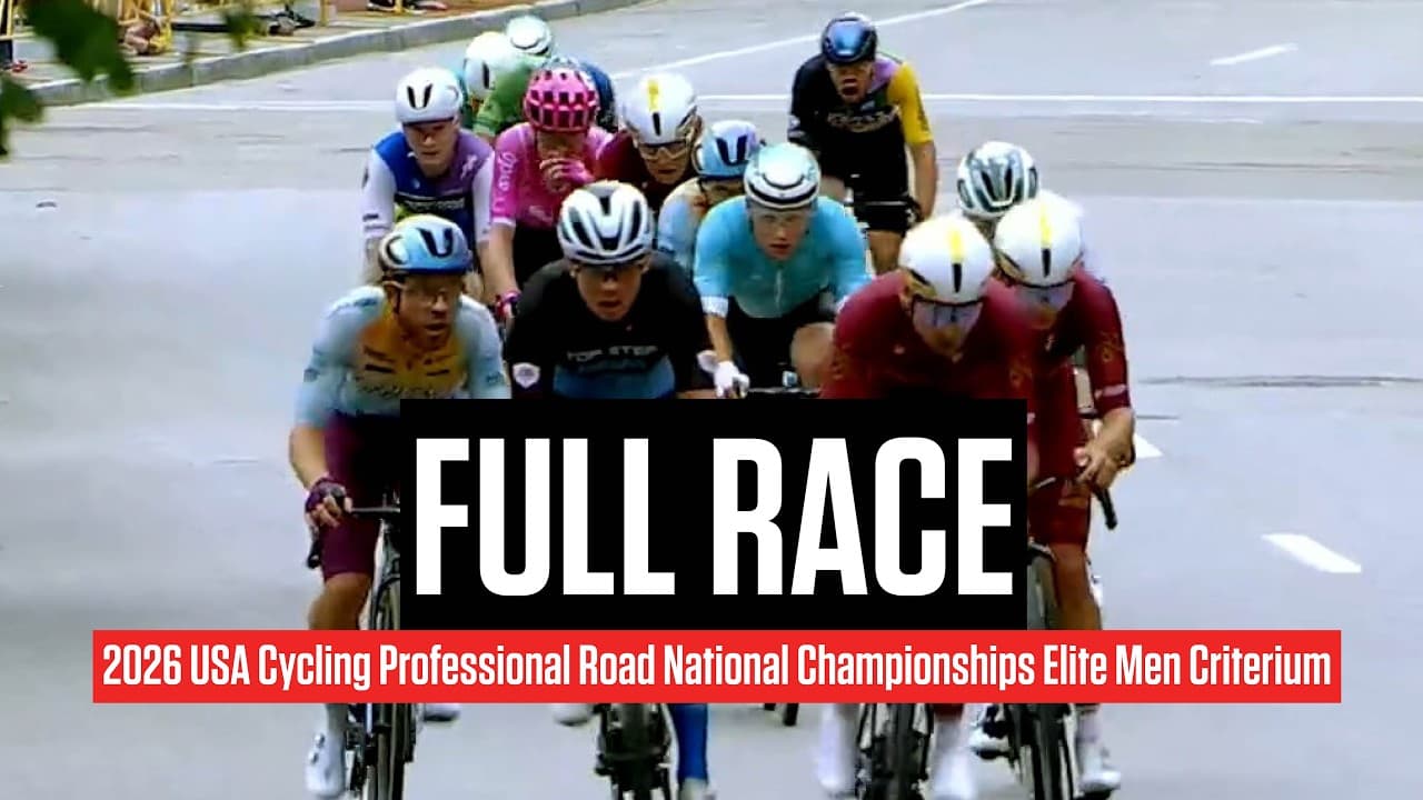 Replay: 2026 USA Cycling Pro Road Nationals - Elite Men's Criterium