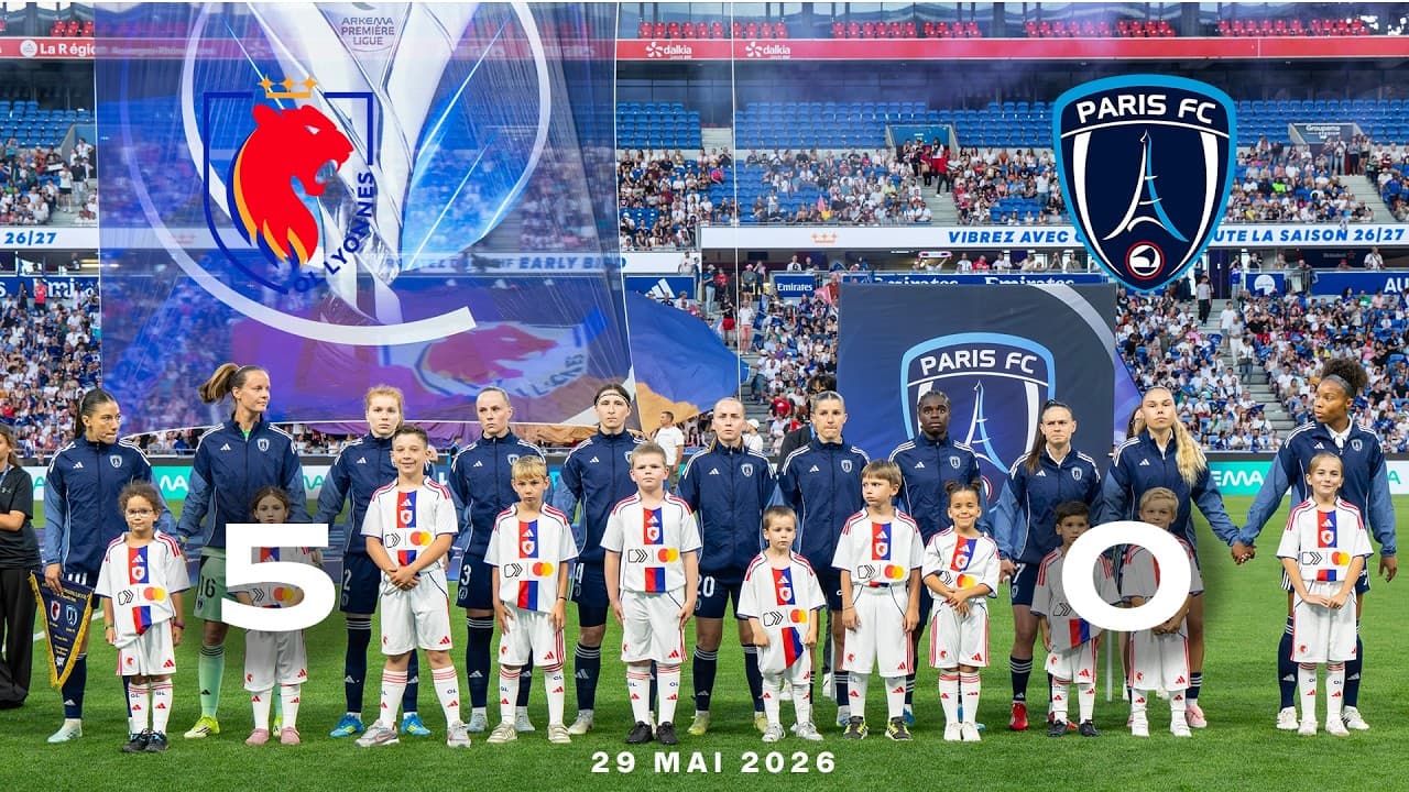 Le résumé de la finale des Playoffs entre OL Lyonnes et Paris FC