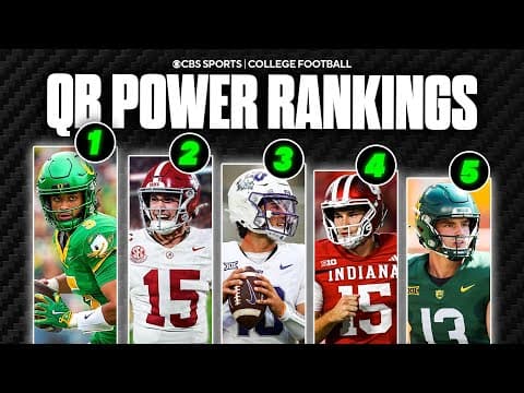 Ranking the Top 10 quarterbacks in College Football RIGHT NOW: Dante Moore, Ty Simpson & MORE