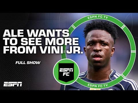 Vini Jr. 'BETTER GET GOING!' 🗣️ Ale Moreno wants to see elevated play from the star | ESPN FC