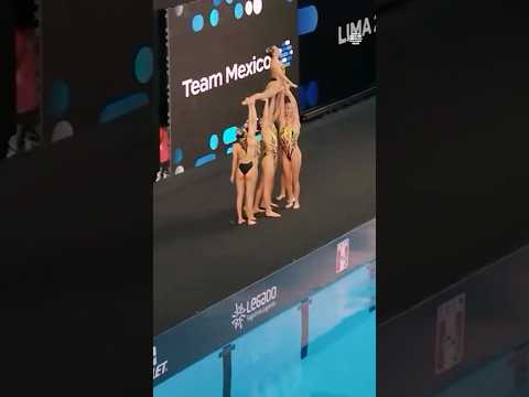 Team Mexico's Stunning Performance At #ArtisticSwimming Junior Championships #mexico #swimming