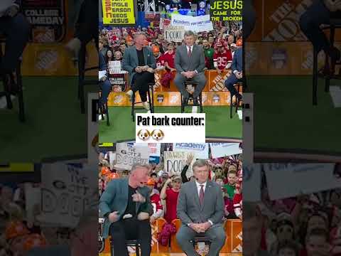 Pat McAfee couldn’t stop barking 😂