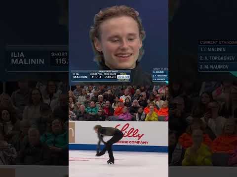 Ilia Malinin Flipping Into First🥇⛸️😎